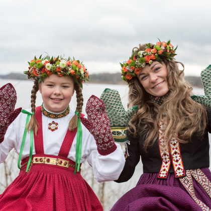 Marta Lapiņa un Katrīna Kvistvika